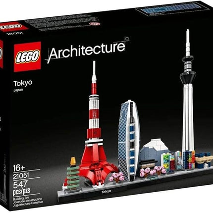 LEGO Architecture Skylines: Tokyo 21051 Building Kit, Collectible Architecture Building Set for Adults (547 Pieces)