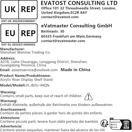 Acrylic Riser,Clear Display Risers Stand Perfume Organizer Cologne Acrylic Shelves 3 Tiered Cupcake Shelf for Amiibo Funko POP Figures Food Desserts Holder Collection Cosmetic Vendor Product