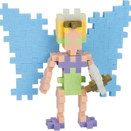 Plus-Plus - Learn to Build Super Set - Pastel Mix, 1,200 Pieces w/ 4 Baseplates - Construction Building Stem/Steam Toy, Interlocking Mini Puzzle Blocks for Kids