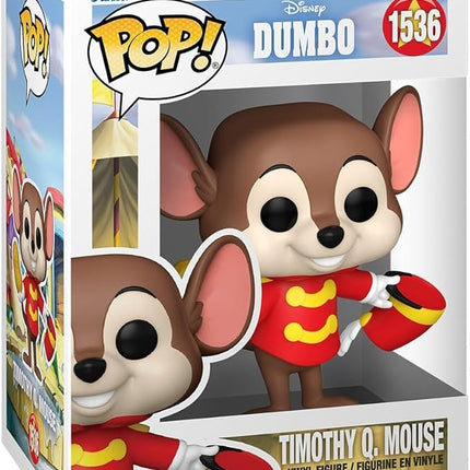 Funko Pop Disney: Dumbo - Timothy Q. Mouse - Collectable Vinyl Figure - Gift Idea - Official Merchandise - Toys for Kids & Adults - Cartoon/Animation Fans - Model Figure for Collectors and Display