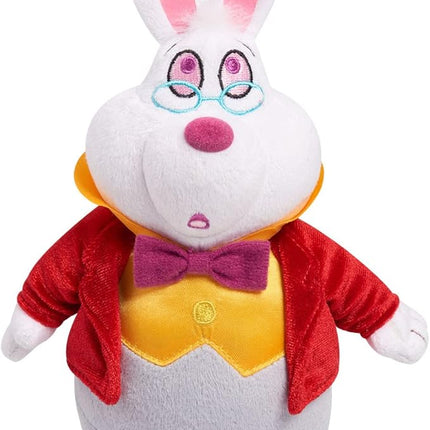 Disney Classics Collectible 7 Inch Beanbag Plush, White Rabbit, Disney's Alice in Wonderland, Stuffed Animal , Purple, Easter Basket Fillers, Gifts, Presents, Kids Toys for Ages 2 Up by Just Play