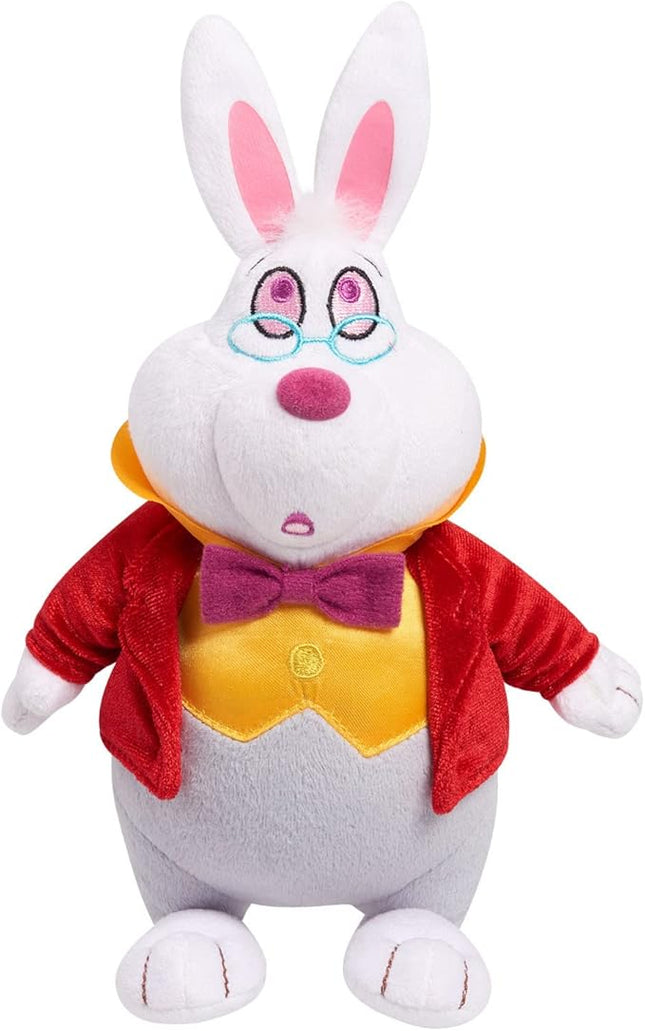 Disney Classics Collectible 7 Inch Beanbag Plush, White Rabbit, Disney's Alice in Wonderland, Stuffed Animal , Purple, Easter Basket Fillers, Gifts, Presents, Kids Toys for Ages 2 Up by Just Play