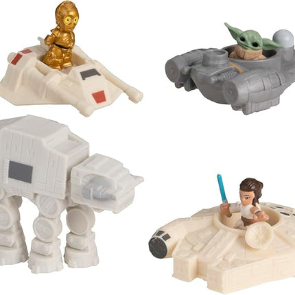 STAR WARS Advent Calendar, 24 Pieces Including Micro Figures & Vehicles, Countdown Calendar, Surprise Toys for Boys & Girls Ages 4+ (Amazon Exclusive)