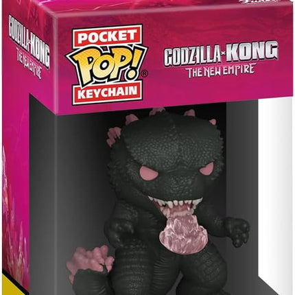 Funko POP! Keychain: Godzilla X Kong: The New Empire - Godzilla - Godzilla Vs Kong Novelty Keyring - Collectable Mini Figure - Stocking Filler - Gift Idea - Official Merchandise - Movies Fans