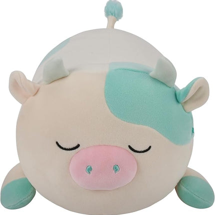 Squishmallows Original 12in Belana The Aqua Cow Sleepamallows – Official Jazwares Plush (Medium-Sized)