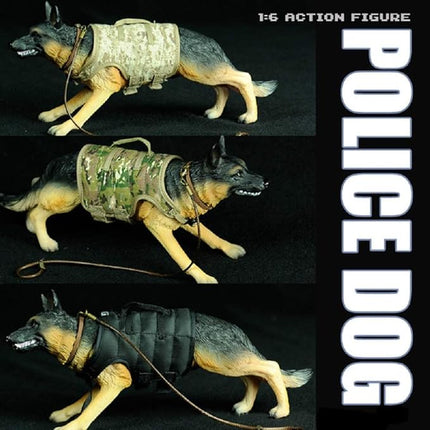 YEIBOBO ! 1:6 Action Figure Accessories German Shepherd Figure Toy (Police Dog)