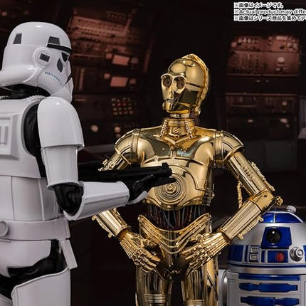 BANDAI SPIRITS S.H. Figuarts Star Wars R2-D2 Classic Ver., Approx. 3.5 inches (90 mm), ABS & PVC Pre-painted Action Figure