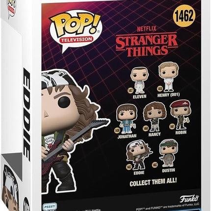 Funko POP! TV: Stranger Things - Hunter Eddie with Guitar - Collectable Vinyl Figure - Gift Idea - Official Merchandise - for Kids & Adults - TV Fans - Model Figure for Collectors and Display