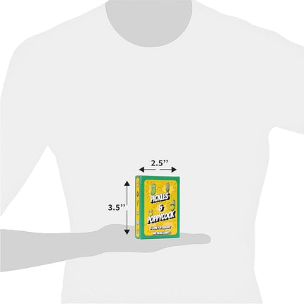 Pickles & Poppycock - A Game for Bluffers and Pickle Lovers - Pickle Gifts - Gifts for Pickle Lovers - Card Games for Adults and Kids - Social Bluffing Game for 2-8 Players and Ages 8+