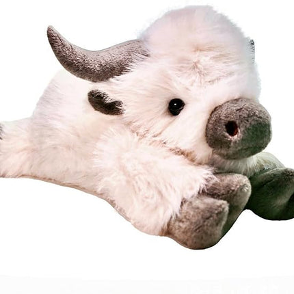 uoozii 24" | 5 Pounds Highland Cow Weighted Stuffed Animals with Removable Unscented Microwavable Pouch, Cute Coolable Warmable Weighted Plush Gift for Kids & Adults