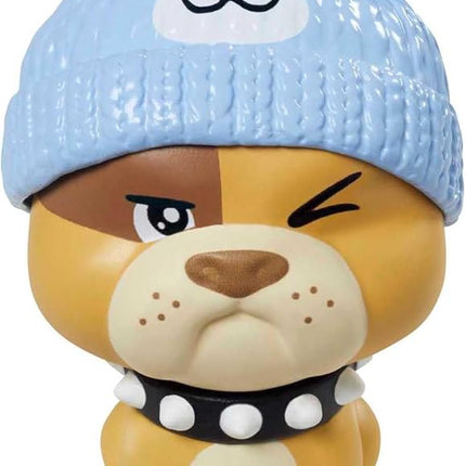 Barbie Extra Doll & Accessories with Long Periwinkle Hair, Teddy Bear-Print Denim Jacket, Matching Shorts & Pet Puppy