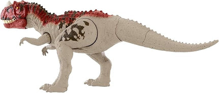 Mattel Jurassic World Camp Cretaceous Roar Attack Dinosaur Action Figure, Ceratosaurus Dino Toy with Strike Motion & Sounds