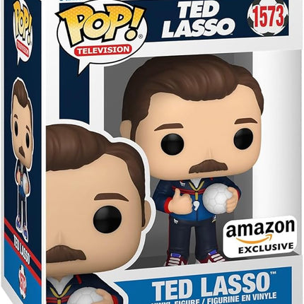 Funko POP! TV: Ted Lasso - Ted with Ball - Collectable Vinyl Figure - Gift Idea - Official Merchandise - for Kids & Adults - TV Fans - Model Figure for Collectors and Display
