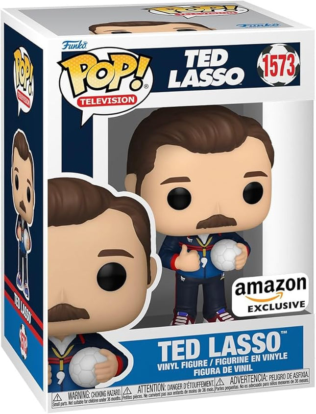 Funko POP! TV: Ted Lasso - Ted with Ball - Collectable Vinyl Figure - Gift Idea - Official Merchandise - for Kids & Adults - TV Fans - Model Figure for Collectors and Display