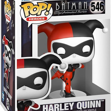 Funko Pop Animation: Batman: The Animated Series - Harley Quinn - Animated Batman - Collectable Vinyl Figure - Gift Idea - Official Merchandise - Toys for Kids & Adults - Superheroes Fans