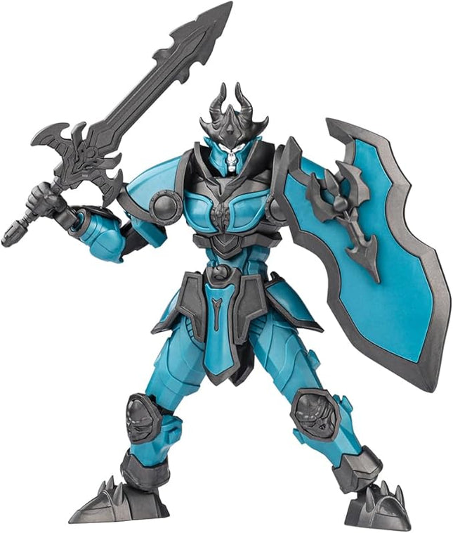 Lich Glacier Armor Knight Action Figure Toy, Multi-Jointed Movable Dummy Medieval T13 Articulated Robot Figure, Fantasy Warrior Undead Death Knights Paladin Display Model (Assembly Required)