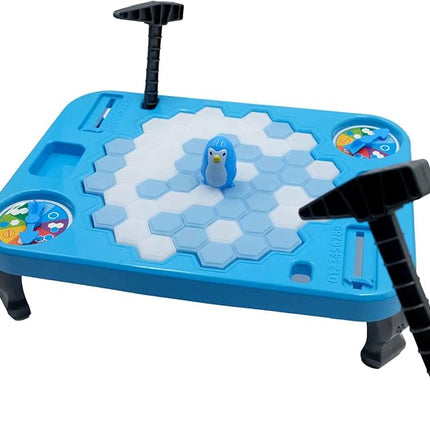 Save Penguin Break Ice Frozen Game for Kids, Protect The Iceberg Penguins Trap on Ice Icebreaker Board Games Toy for Adults Family Childrens Kid Ages 4-8 with Replacement Cubes and Hammer