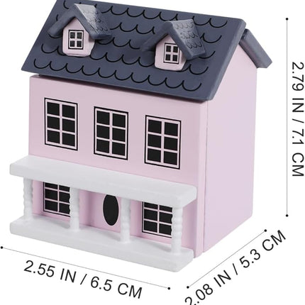 Toyvian Dollhouse Miniature House Christmas Village Houses Wooden Dollhouse kit Toy House Model Tiny Wooden