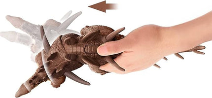 Jurassic World Camp Cretaceous Roar Attack Kentrosaurus Dinosaur Action Figure, Toy Gift with Strike Feature and Sounds