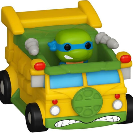 Funko Pop Bitty Ride: Teenage Mutant Ninja Turtles - Leonardo with Van - TMNT Retro/Classic - Collectable Vinyl Figure - Gift Idea - Official Merchandise - Toys for Kids & Adults - Superheroes Fans