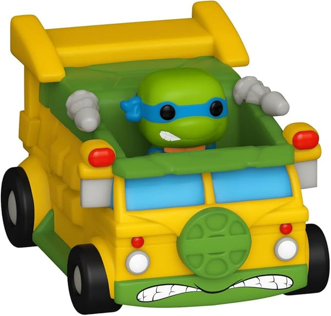Funko Pop Bitty Ride: Teenage Mutant Ninja Turtles - Leonardo with Van - TMNT Retro/Classic - Collectable Vinyl Figure - Gift Idea - Official Merchandise - Toys for Kids & Adults - Superheroes Fans