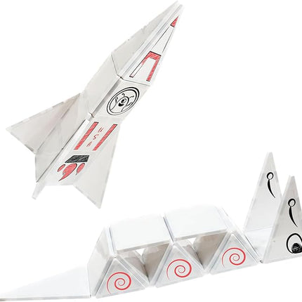 CreateOn Crayola Doodle PIP Magnetic Tiles, Mini Building Set for Kids, Magnetic Tiles, Kids’ Building Toys, STEM & Montessori Toys for Boys and Girls Ages 3+, 24-Piece Set (Doodle)