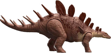 Jurassic World Camp Cretaceous Roar Attack Kentrosaurus Dinosaur Action Figure, Toy Gift with Strike Feature and Sounds