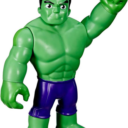 Spidey and His Amazing Friends Marvel Supersized Hulk 9-inch Action Figure,Preschool Super Hero Toy,Kids Ages 3 and Up,Avengers Action Figures