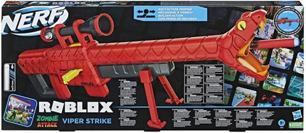 Nerf Roblox Zombie Attack: Viper Strike Dart Blaster, Code to Redeem Exclusive Virtual Item, Clip, 6 Elite Darts