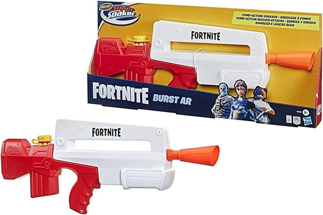 Nerf Super Soaker Fortnite Burst AR Water Blaster - Pump-Action Soakage for Outdoor Summer Water Games - for Youth, Teens, Adults