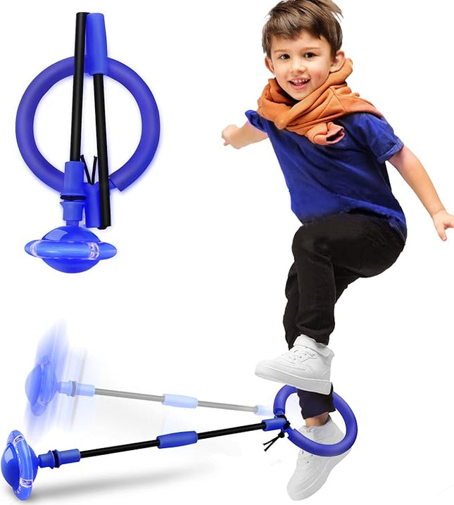 Skip Ball, Portable Foldable Colorful Flash Wheel Swing Ball, Kids Toys for Girls & Boys, Sports Fitness Toys for Kids & Adults. Gifts for Mom Women & Girls Toys Age 5-10 Years