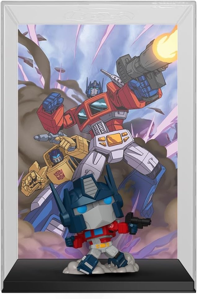 Funko Pop! Comic Cover: Transformers X Magic The Gathering - Optimus Prime - Collectable Vinyl Figure - Gift Idea - Official Merchandise - Toys for Kids & Adults - Cartoon Fans