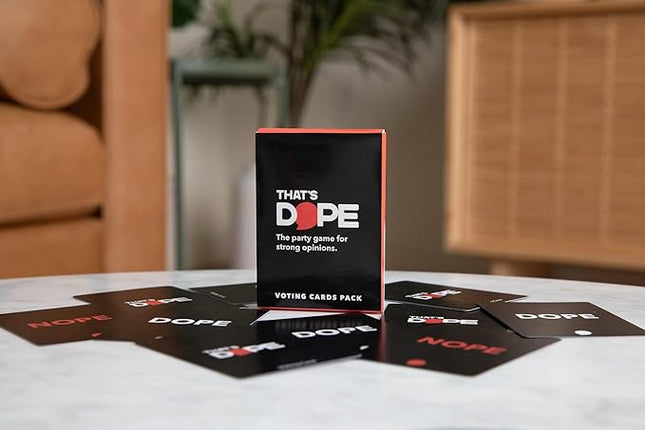 That's Dope: The Party Game for Strong Opinions • Voting Cards Pack