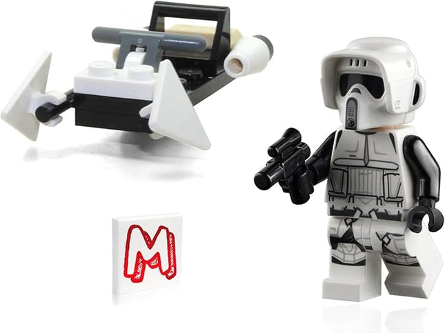 LEGO Star Wars The Mandalorian Minifigure - Imperial Scout Trooper with Blaster and Speeder Bike 75292