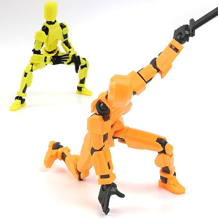 Titan 13 3D Multi-Jointed Movable Lucky 13 T13 Action Figure Toy (Five Colors) Requires self-Assembly - develops Children's Hands-on Skills