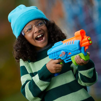Nerf Elite Jr Ultimate Starter Set, 2 Easy Play Toy Foam Blasters, 15 Nerf Elite Darts, 2 Targets, Kids Outdoor Games (F6369)