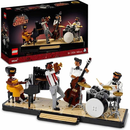 LEGO® Ideas Jazz Quartet 21334 Building Kit; Build-and-Display Model for Adults with a Passion for Music