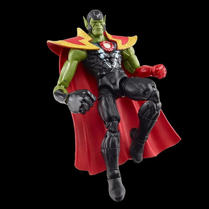 Marvel Legends Series Skrull Queen and Super-Skrull, Avengers 60th Anniversary Collectible 6 Inch Action Figures, 9 Accessories