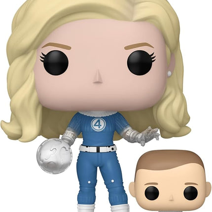 Funko Pop! & Buddy: The Fantastic Four: First Steps - Invisible Woman - Fantastic Four (2025) - Collectable Vinyl Figure - Gift Idea - Official Merchandise - Toys for Kids & Adults - Movies Fans