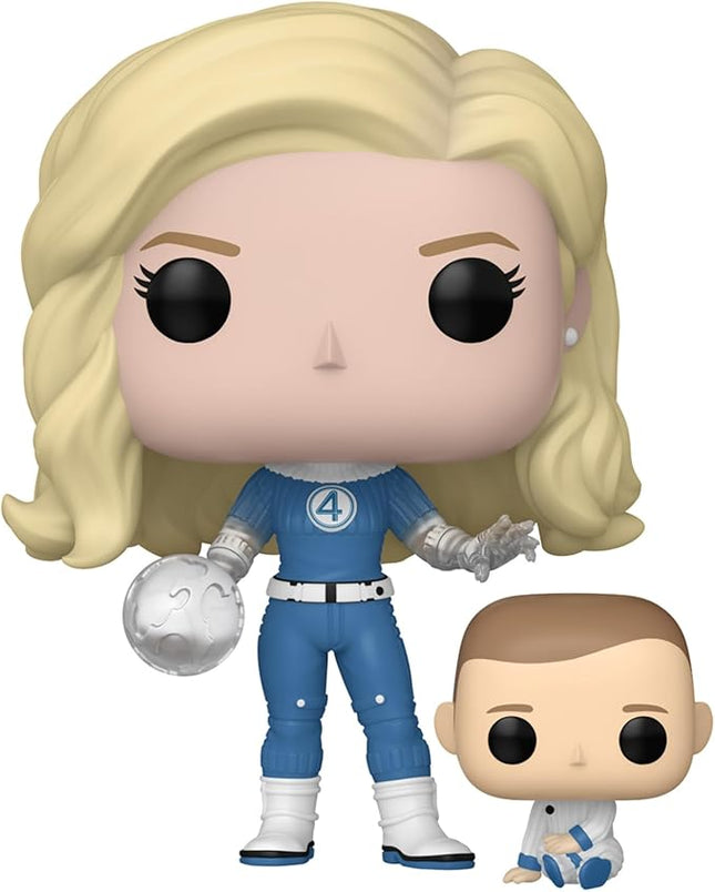 Funko Pop! & Buddy: The Fantastic Four: First Steps - Invisible Woman - Fantastic Four (2025) - Collectable Vinyl Figure - Gift Idea - Official Merchandise - Toys for Kids & Adults - Movies Fans