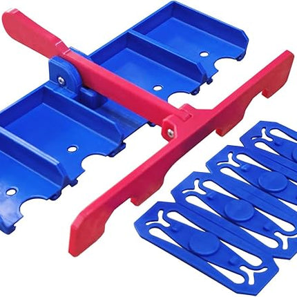 Clamp and 4 Lane Starter Gate Compatible with Hot Wheels(4 Lane Starter Gate + Clamp Combo)