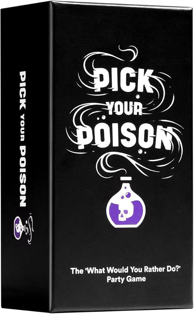 Pick Your Poison Party Game - The “What Would You Rather Do?” Family Card Game - for Kids, Tweens, Teens, College Students, Adults and Families, at Fun Parties and Board Games Night with Your Group