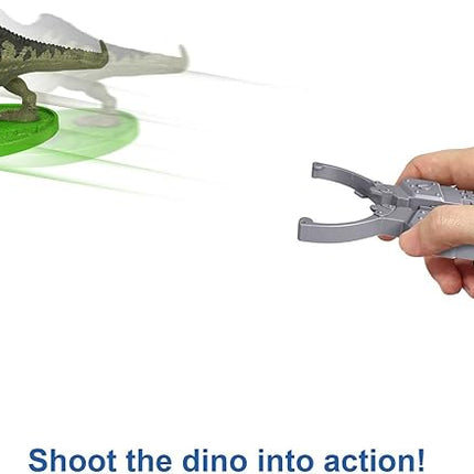Mattel Jurassic World Dominion Minis Giganotosaurus Rampage Playset with 2 Mini Dinosaur Figures and Break Apart Features, Toy Set