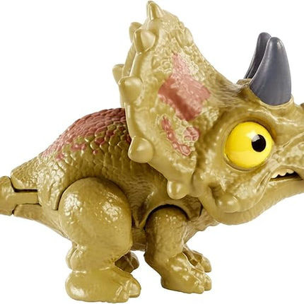 Jurassic World Snap Squad Attitudes Triceratops Figure