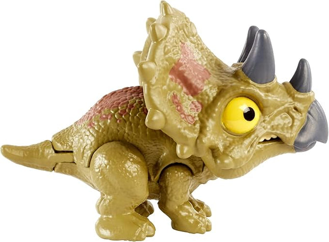 Jurassic World Snap Squad Attitudes Triceratops Figure