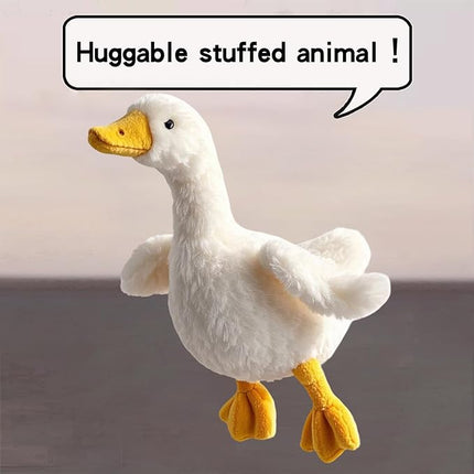 White Duck Stuffed Animal – Cute Duck Plush Toy for Kids & Adults – Birthday Surprise & Room Decor –A Cuddly Companion for Everyday hugs and Bedtime