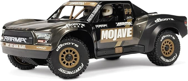 ARRMA RC Truck Mojave GROM 4X4 223S BLX BRUSHLESS Small Scale Desert Truck RTR (Battery and Charger Not Included) with DSC, Black, ARA2304T1