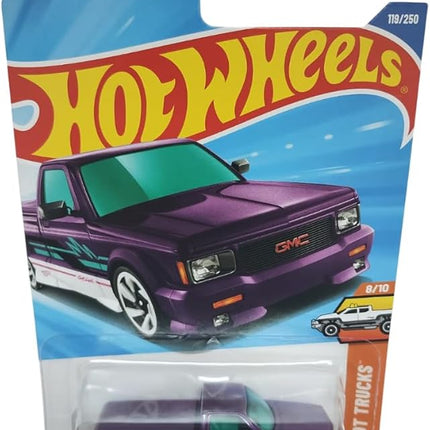 Hot Wheels '91 GMC Syclone [Purple], HW Hot Trucks 8/10, 119/250, 1:64 Scale Diecast Car