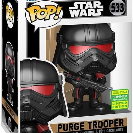 POP 'Funko Pop! Star Wars: OBI-Wan Kenobi- Purge Trooper (SDCC'22), Collectible Action Vinyl Figure - 65334, Multicolor, small 4.75in