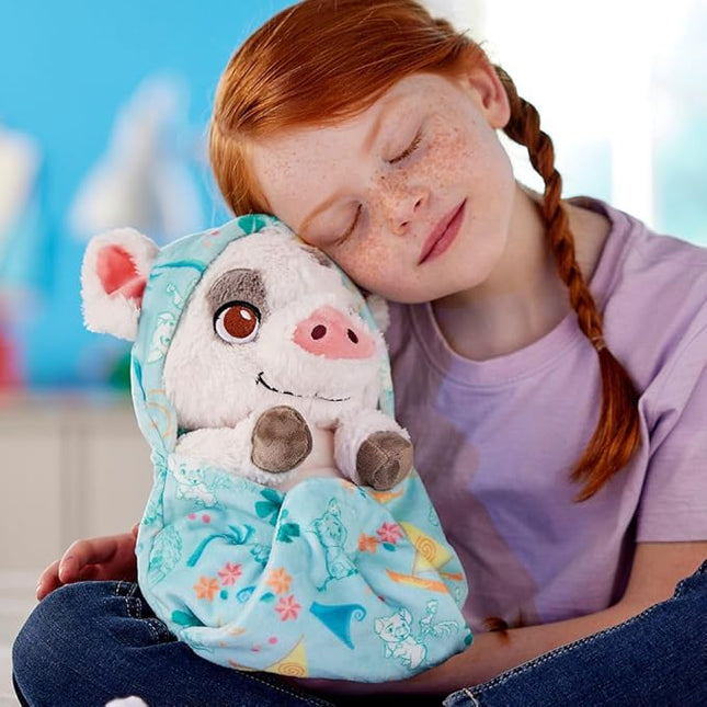 Disney Store Official Babies Collection: Pua Plush in Swaddle with Detailed Plush Features - Official Soft Toy - Stuffed Animals for Babies - Perfect for Fans & Kids